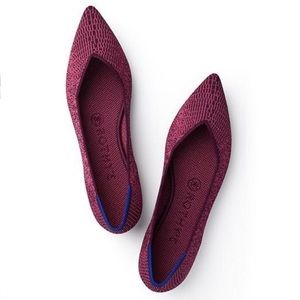 Rothy’s The Point in Fig Python size 10.5